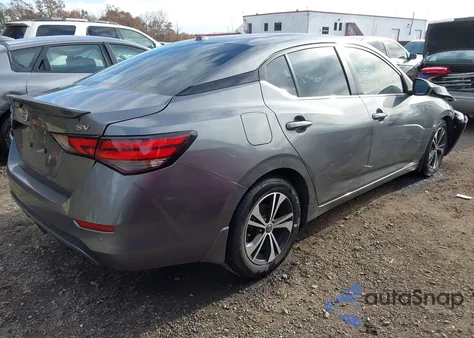 2021 Nissan Sentra Sv Xtronic Cvt z USA, uszkodzony, nr VIN 3N1AB8CV0MY214716